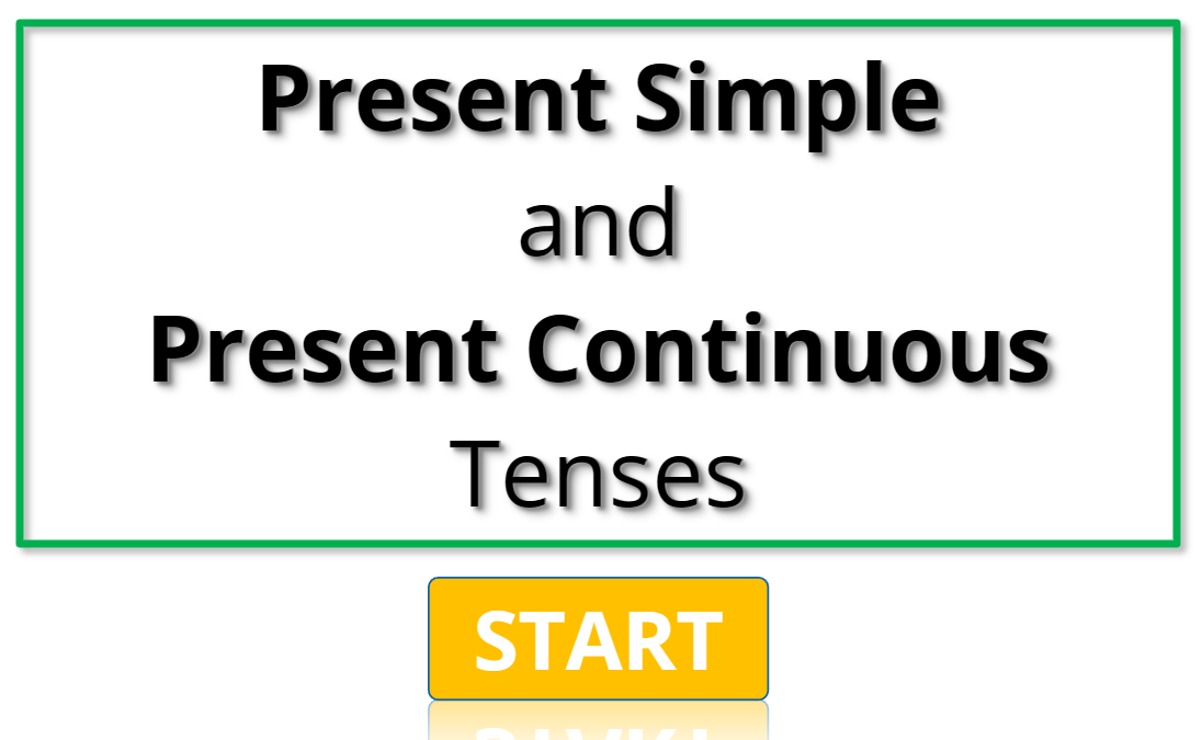 Present Simple and Present Continuous Tenses Interactive